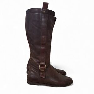 Cole Haan Brown Leather Riding Boots